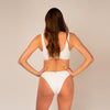 Contour Cheeky Bikini Pant - reversible white / rose brown             //PRE-ORDER
