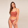 Contour Cheeky Bikini Pant - reversible rose brown / lilac             //PRE-ORDER