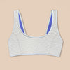 Allie Bikini Top - reversible lilac / white              //PRE-ORDER