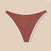 Contour Cheeky Bikini Pant - reversible white / rose brown             //PRE-ORDER