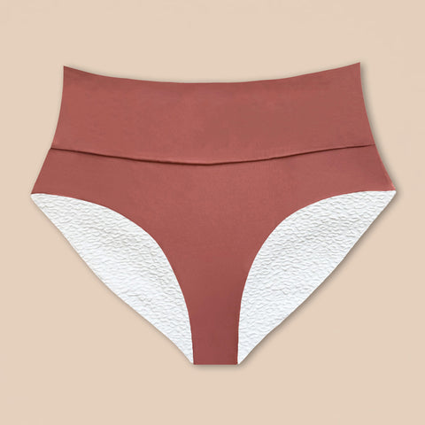 Emee High Waist - reversible white / rose brown    //PRE-ORDER