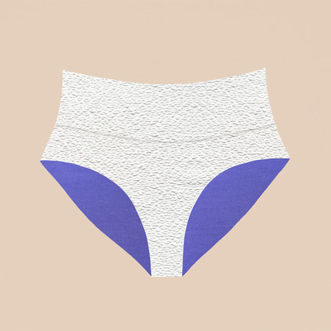 Emee High Waist - reversible lilac / white             //PRE-ORDER