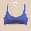 Allie Bikini Top - reversible lilac / white              //PRE-ORDER