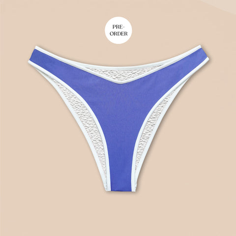 Contour Cheeky Bikini Pant - reversible lilac / white             //PRE-ORDER