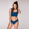 AMI Hipster - reversible  flower / blue