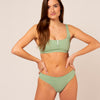 Ami Hipster   - reversible  floral / green