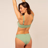 Cimi Bikinihose - wendebar blau / grün