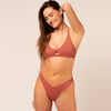 Coral Bustier Top - braun