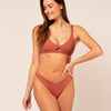 Coral Bustier Top - braun