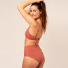 Emeé High Waist - reversible braun / grün