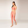 High Waist Leggings - peach
