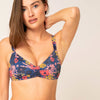 Ruffle Bikini Top - flower