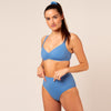 Emeé High Waist - reversible blau / grün