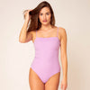Sole Badeanzug wendebar - lila / pink